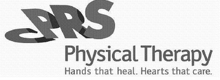CPRS PHYSICAL THERAPY HANDS THAT HEAL. HEARTS THAT CARE. logo