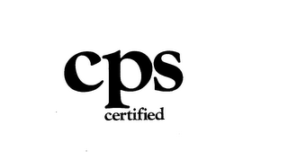 CPS CERTIFIED logo