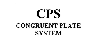 CPS CONGRUENT PLATE SYSTEM logo