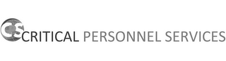 CPS CRITICAL PERSONNEL SERVICES logo
