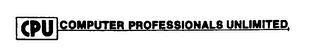 CPU COMPUTER PROFESSIONALS UNLIMITED logo
