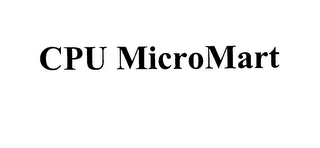 CPU MICROMART logo