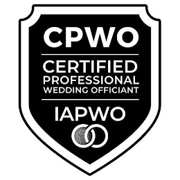CPWO CERTIFIED PROFESSIONAL WEDDING OFFICIANT IAPWO logo