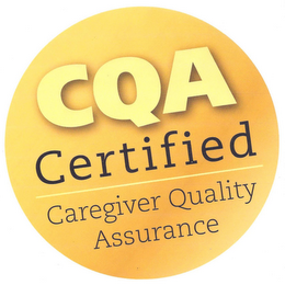CQA CERTIFIED CAREGIVER QUALITY ASSURANCE logo