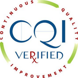 CQI VERIFIED CONTINUOUS QUALITY IMPROVEMENT logo