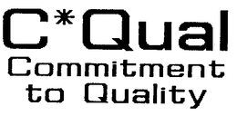 C*QUAL COMMITMENT TO QUALITY logo