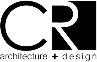 CR ARCHITECTURE + DESIGN logo