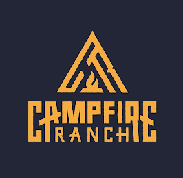 CR CAMPFIRE RANCH logo