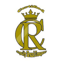 CR CERTIFIED ROYALTY BRAND COMPANY logo