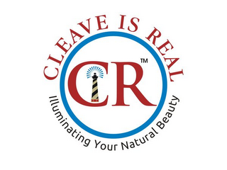 CR CLEAVE IS REAL ILLUMINATING YOUR NATURAL BEAUTY logo