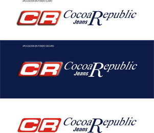CR COCOA REPUBLIC JEANS logo