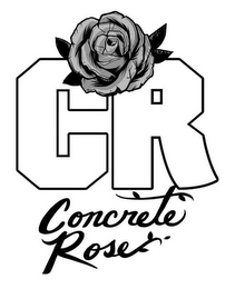 CR CONCRETE ROSE logo