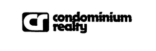 CR CONDOMINIUM REALTY logo