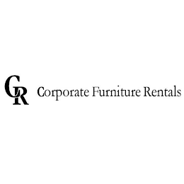 CR CORPORATE FURNITURE RENTALS logo