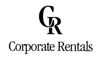 CR CORPORATE RENTALS logo
