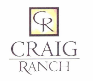 CR CRAIG RANCH logo