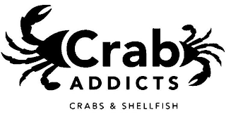 CRAB ADDICTS CRABS & SHELLFISH logo
