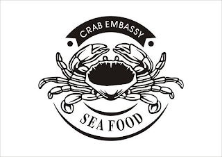 CRAB EMBASSY SEA FOOD logo