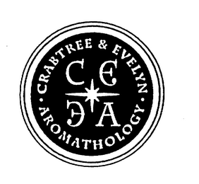 CRABTREE & EVELYN AROMATHOLOGY C E A E logo