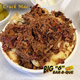 CRACK MAC BIG "6" BAR-B-QUE logo