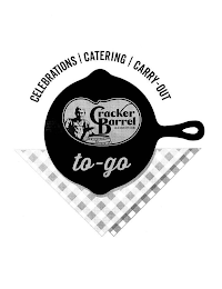 CRACKER BARREL OLD COUNTRY STORE TO-GO CELEBRATIONS CATERING CARRY-OUT logo