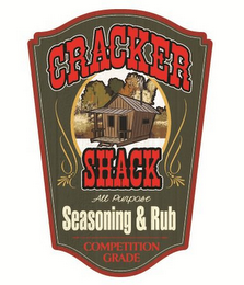 CRACKER SHACK ALL PURPOSE SEASONING & RUB COMPETITION GRADE logo