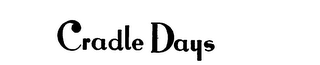 CRADLE DAYS logo