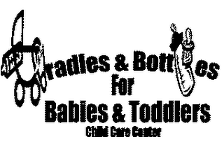 CRADLES & BOTTLES FOR BABIES & TODDLERS CHILD CARE CENTER logo