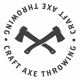 CRAFT AXE THROWING CRAFT AXE THROWING logo