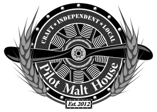 CRAFT INDEPENDENT LOCAL PILOT MALT HOUSE EST. 2012 logo
