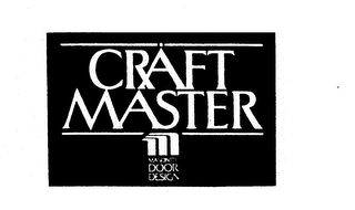 CRAFT MASTER MASONITE DOOR DESIGN M logo