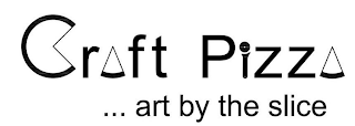 CRAFT PIZZA ... ART BY THE SLICE logo