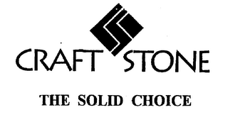 CRAFT STONE THE SOLID CHOICE logo