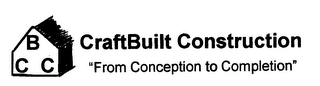 CRAFTBUILT CONSTRUCTION "FROM CONCEPTION TO COMPLETION" logo