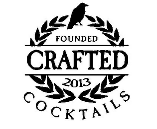 CRAFTED COCKTAILS FOUNDED 2013 logo