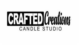 CRAFTED CREATIONS CANDLE STUDIO logo