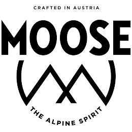 CRAFTED IN AUSTRIA MOOSE M THE ALPINE SPIRIT logo