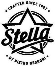 ·CRAFTED SINCE 1907· STELLA ·BY PIETRO NEGRONI· logo