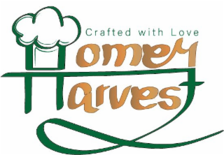 CRAFTED WITH LOVE HOMEY HARVEST logo