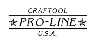 CRAFTOOL PRO-LINE U.S.A.