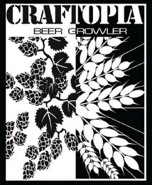 CRAFTOPIA BEER GROWLER logo