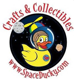 CRAFTS AND COLLECTIBLES SD WWW.SPACEDUCKY.COM logo