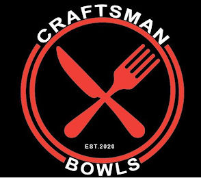 CRAFTSMAN BOWLS EST. 2020 logo