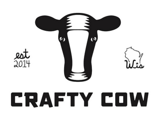 CRAFTY COW EST 2014 logo