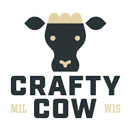 CRAFTY COW MIL WIS logo