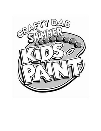 CRAFTY DAB SHIMMER KIDS PAINT logo