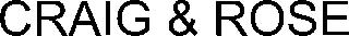 CRAIG & ROSE logo