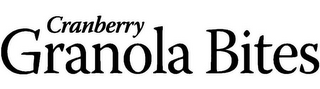 CRANBERRY GRANOLA BITES logo