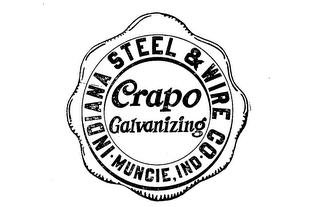 CRAPO GALVANIZING-INDIANA STEEL & WIRE CO. MUNCIE, IND logo