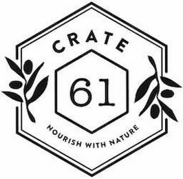 CRATE 61 NOURISH WITH NATURE logo